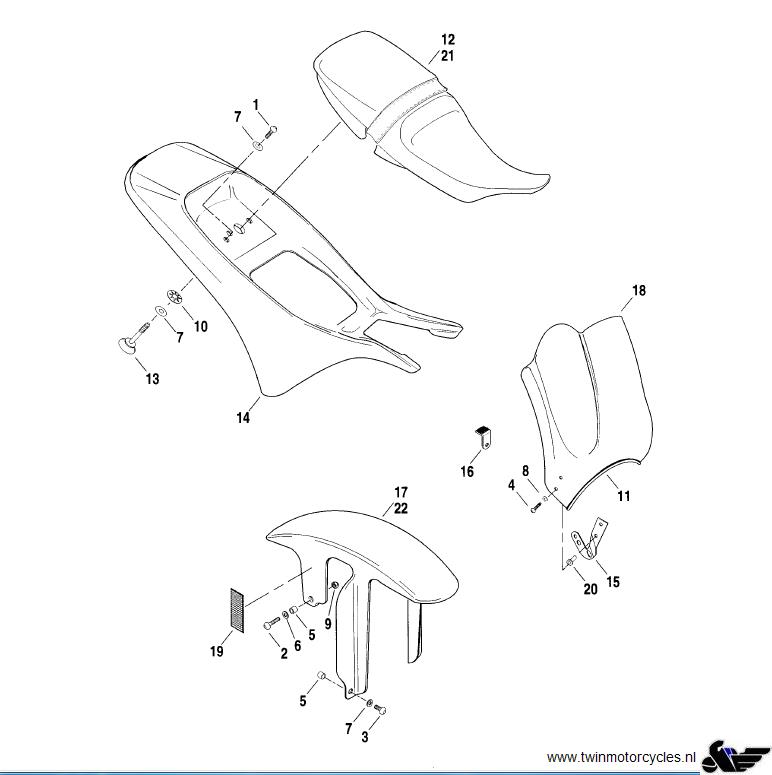 TWIN Motorcycles - Buell parts
